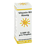 VITAMIN D3 FLÜSSIG 2.500 I.E. Gerimed Tro.z.Einn.