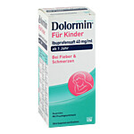 DOLORMIN für Kinder Ibuprofensaft 40 mg-ml Suspension