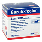 GAZOFIX color Fixierbinde kohäsiv 8 cmx20 m blau