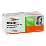 CALCIUM-RATIOPHARM 500 mg Kautabletten