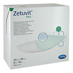 ZETUVIT Plus extrastarke Saugkompr.steril 20x40 cm