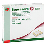 SUPRASORB P PU-Schaumv.selbstklebend 10x10 cm