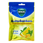 WICK Zitrone & nat.Menthol Bonb.ohne Zucker Beutel