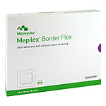 MEPILEX Border Flex Schaumverb.haft.15x15 cm