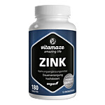 ZINK 25 mg hochdosiert vegan Tabletten