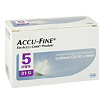 ACCU FINE sterile Nadeln f.Insulinpens 5 mm 31 G