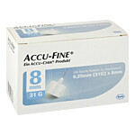 ACCU FINE sterile Nadeln f.Insulinpens 8 mm 31 G