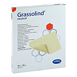 GRASSOLIND Salbenkompressen 10x10 cm steril