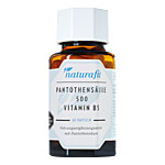 NATURAFIT Pantothensäure 500 Vitamin B5 Kapseln