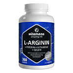 L-ARGININ 750 mg hochd.+Piperin+Vitamine Kapseln