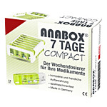 ANABOX Compact 7 Tage Wochendosierer grün-weiß