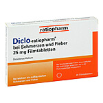 DICLO-RATIOPHARM bei Schmerzen u.Fieber 25 mg FTA