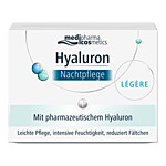 HYALURON NACHTPFLEGE legere Creme im Tiegel