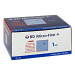 BD MICRO-FINE+ Insulinspr.1 ml U100 0,33x12,7 mm