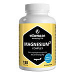 MAGNESIUM 350 mg Komplex Citrat-Oxid-Carbon.vegan