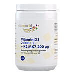 VITAMIN D3+K2 2.000 I.E.-200 -m63g Tabletten