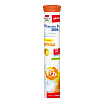 DOPPELHERZ Vitamin D3 2000 I.E. Brausetabletten