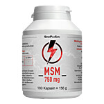 MSM 750 mg Mono 99,9 prozent Kapseln