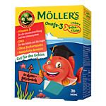 MÖLLER`S Omega-3 Gelee Fisch Erdbeere Kautabletten