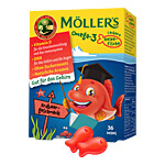 MÖLLER`S Omega-3 Gelee Fisch Erdbeere Kautabletten