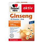 DOPPELHERZ Ginseng 250+B-Vitamine+Zink Kapseln