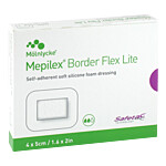 MEPILEX Border Flex Lite Schaumverband 4x5 cm