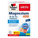 DOPPELHERZ Magnesium 400+B1+B6+B12+Folsäure Tabletten