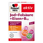 DOPPELHERZ Jod+Folsäure+Eisen+B12 Tabletten