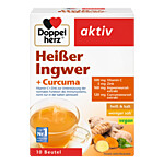 DOPPELHERZ heißer Ingwer+Curcuma Beutel