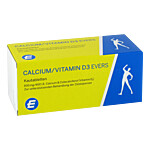 CALCIUM-VITAMIN D3 Evers 600 mg-400 I.E Kautabletten