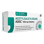 ACETYLSALICYLSÄURE ADGC 500 mg Tabletten