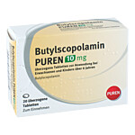 BUTYLSCOPOLAMIN PUREN 10 mg überzogene Tab.