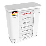 KERPERS Pillendose 7-Tage weiß