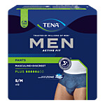 TENA MEN Act.Fit Inkontinenz Pants Plus S-M blau