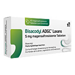 BISACODYL ADGC Laxans 5 mg magensaftresistentTabletten