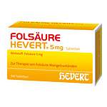 FOLSÄURE HEVERT 5 mg Tabletten