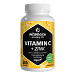 VITAMIN C 1000 mg hochdosiert+Zink vegan Tabletten