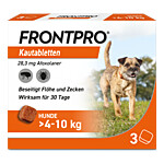 FRONTPRO 28 mg Kautabletten für Hunde >4-10 kg