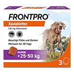 FRONTPRO 136 mg Kautabletten für Hunde >25-50 kg
