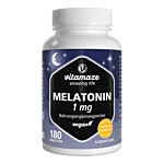 MELATONIN 1 mg hochdosiert vegan Tabletten