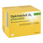 DEKRISTOLVIT D3 2000 I.E. pflanzlich Kapseln