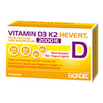 VITAMIN D3 K2 Hevert+Calcium u.Magnes.2000 IE Kapseln